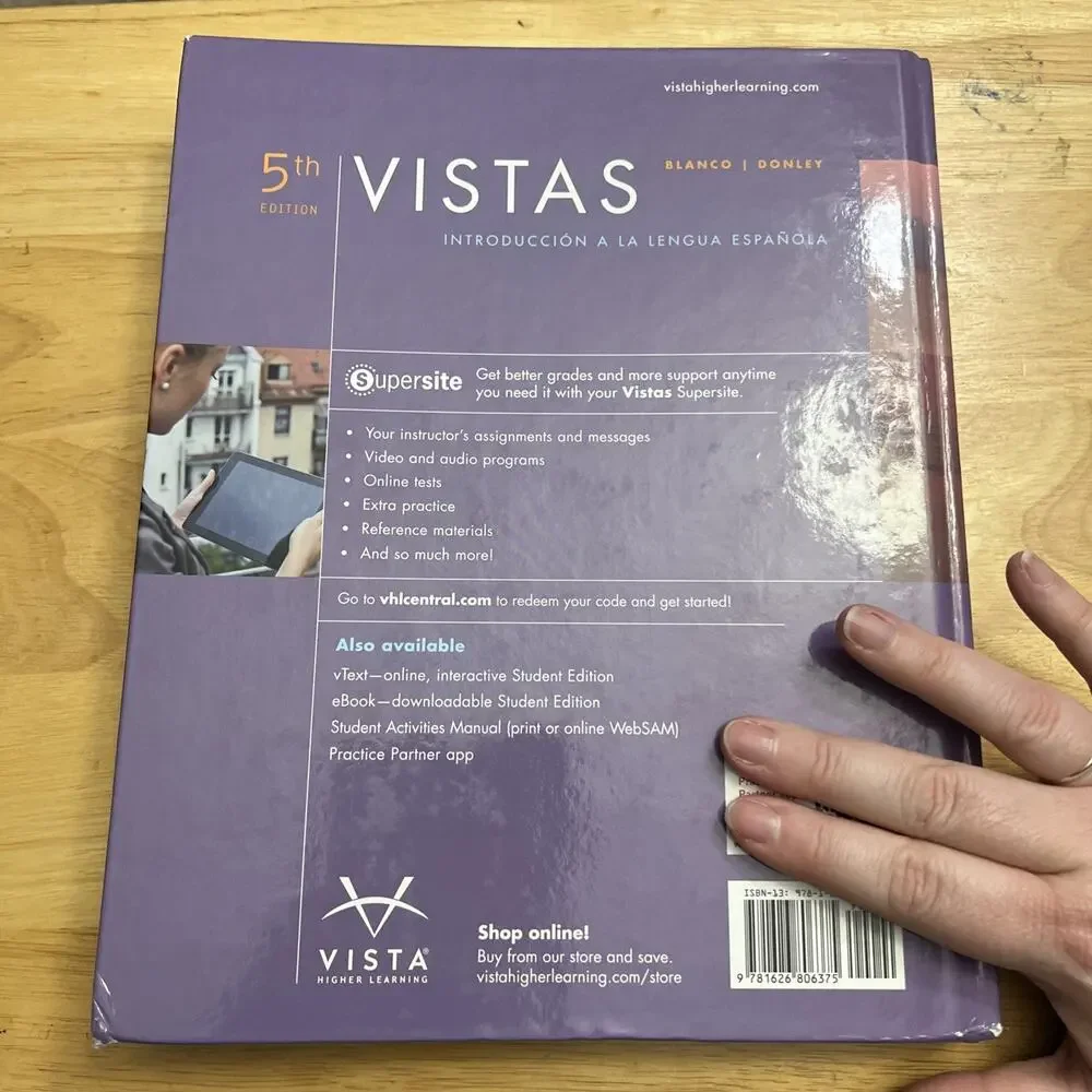 Vistas Introduccion a La Lengua Espanola Introduction To Spanish Textbook 2016